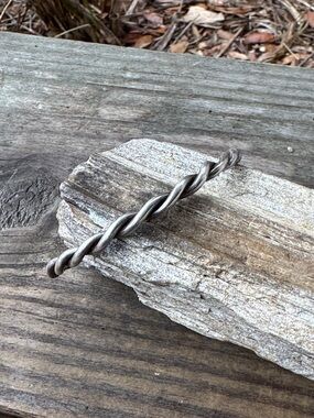 Heavy Sterling Silver Bangle Bracelet